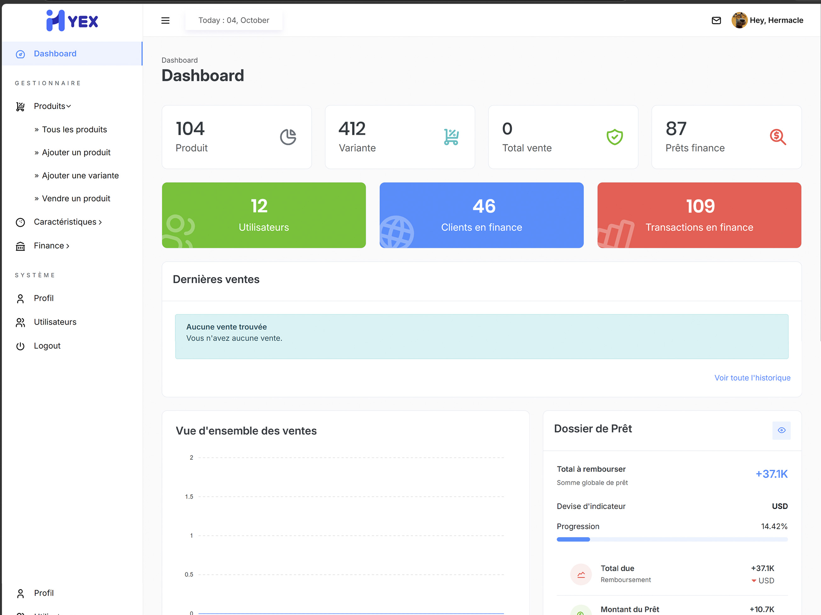 Yex - Stock & Business Management
